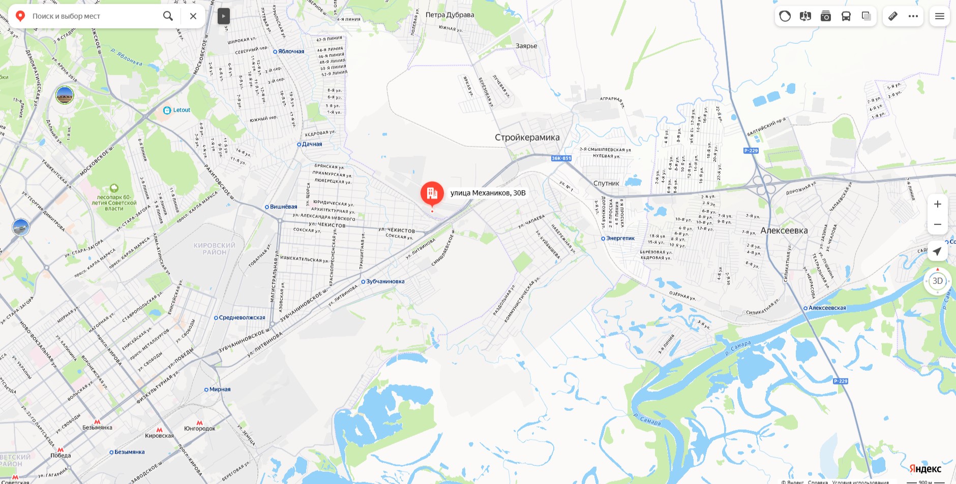 Карта местоположения